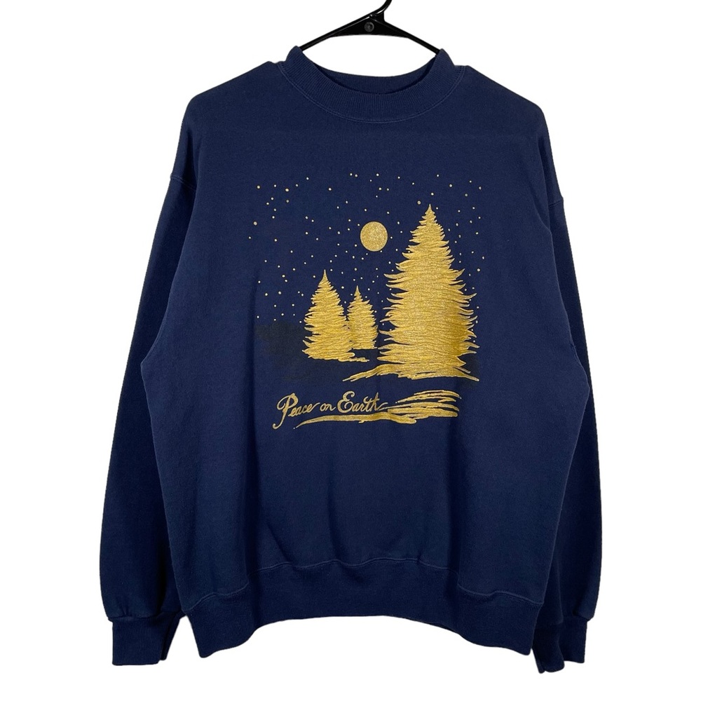 Vintage 90s Peace On Earth Sweatshirt